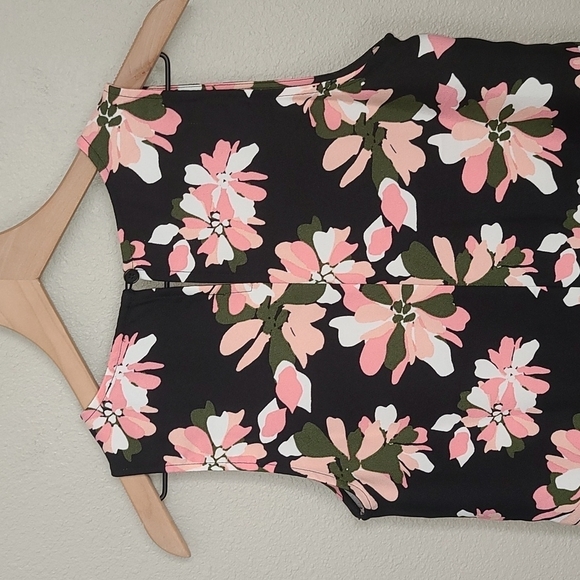 J by Jason Wu NWOT Floral Crepe Satin Peplum Top - Picture 7 of 10